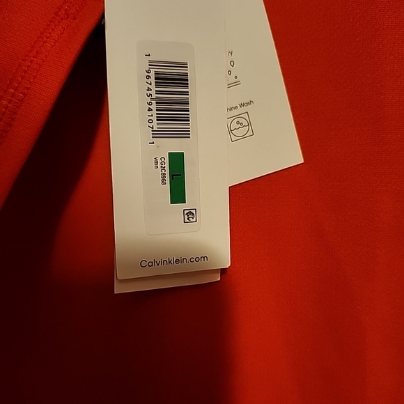 Calvin Klein SPF 40 + Protection swimwear top NWT Woman's Size L - Picture 5 of 14